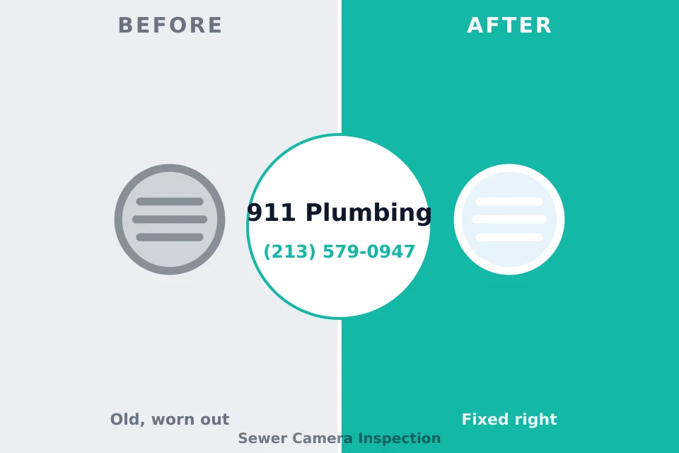 Before and after: plumbing company Breaux Bridge, LA